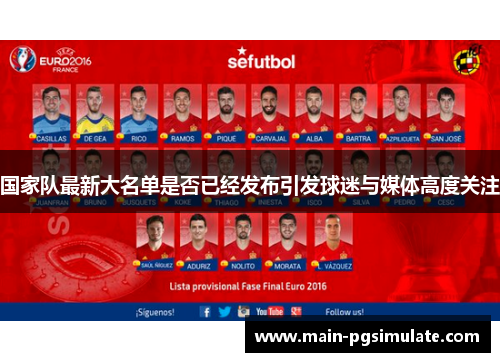 国家队最新大名单是否已经发布引发球迷与媒体高度关注 国家队最新大名单是否已经发布引发球迷与媒体高度关注